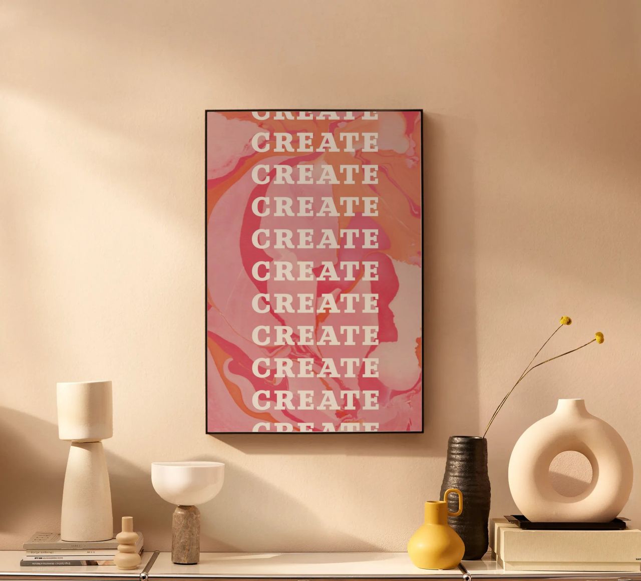 create create create Acryl-Glas von Daily Inspiration