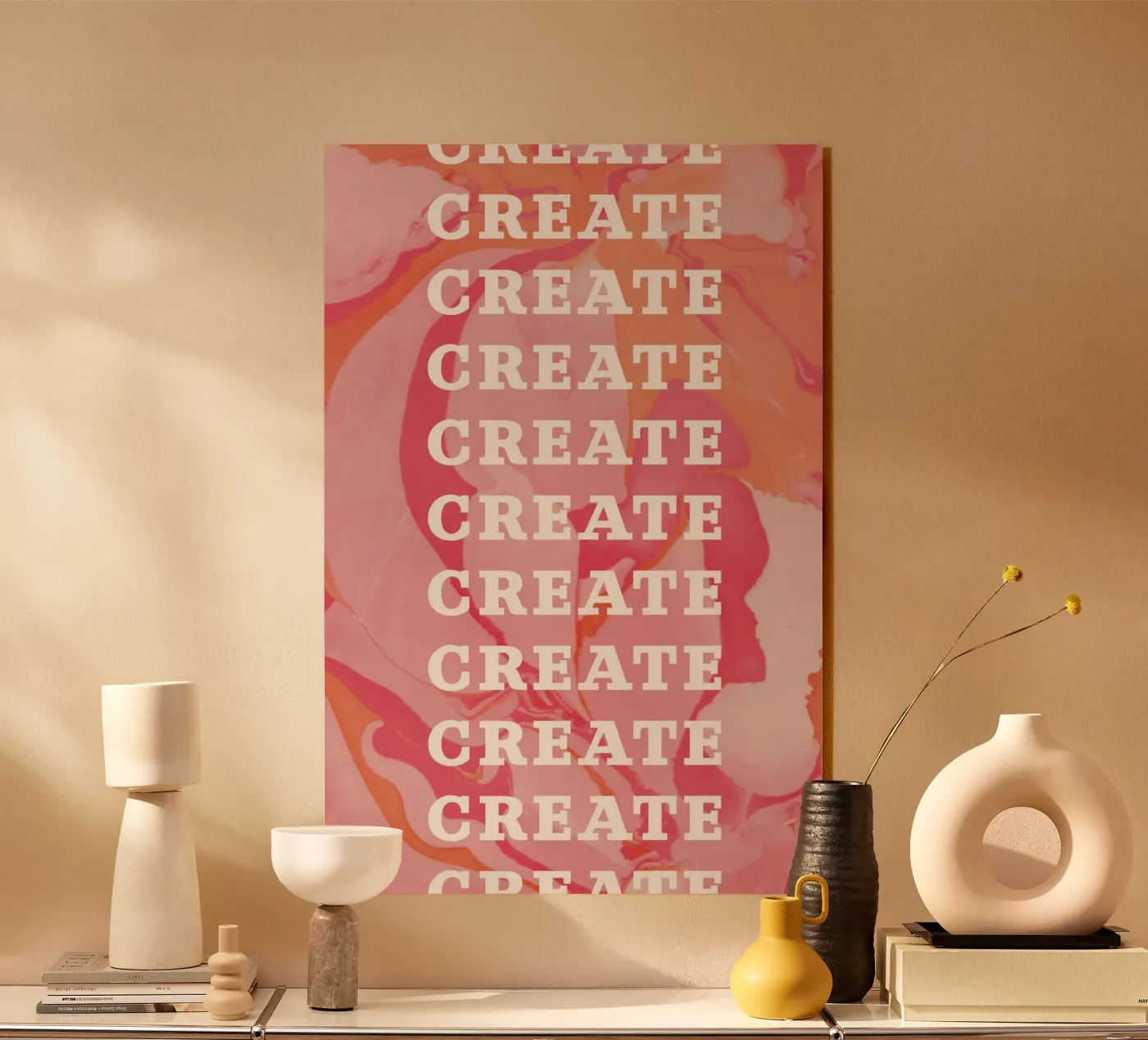 create create create Acryl-Glas von Daily Inspiration