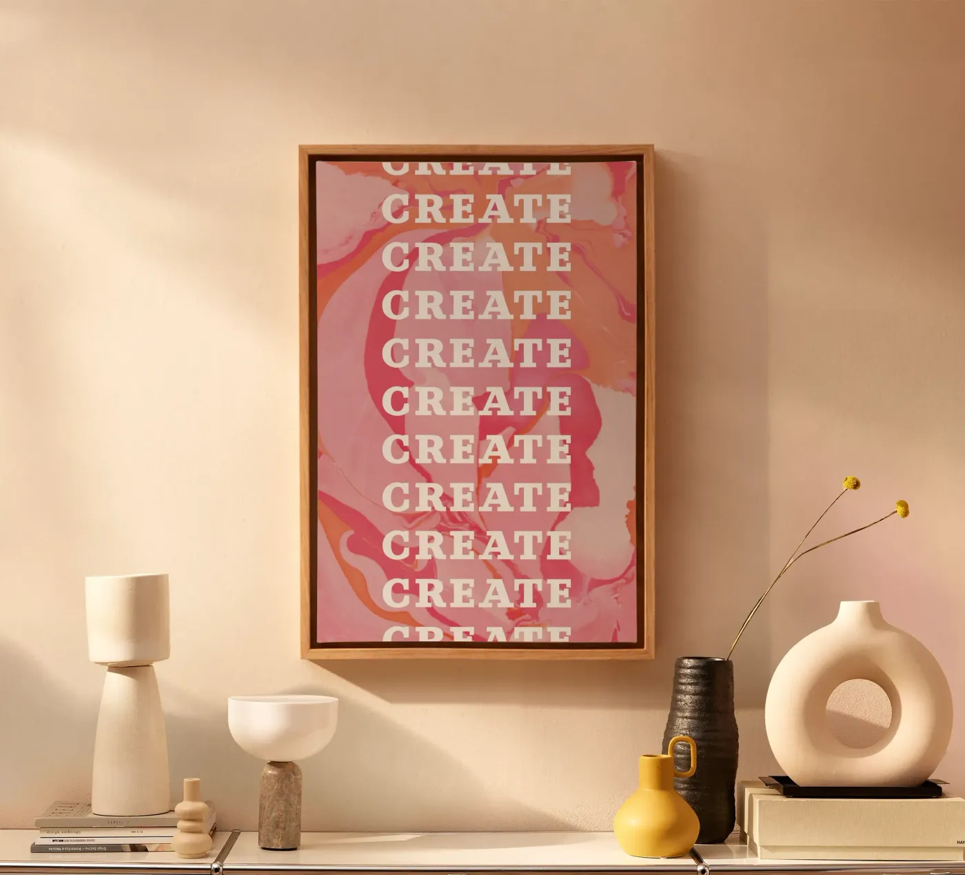 create create create Leinwand von Daily Inspiration