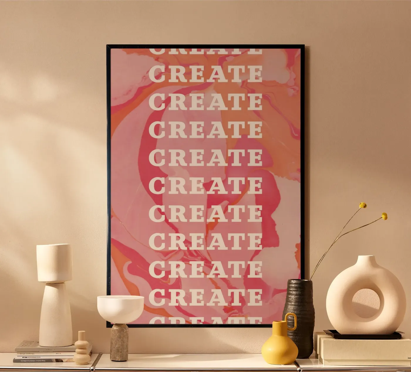 create create create poster de Daily Inspiration