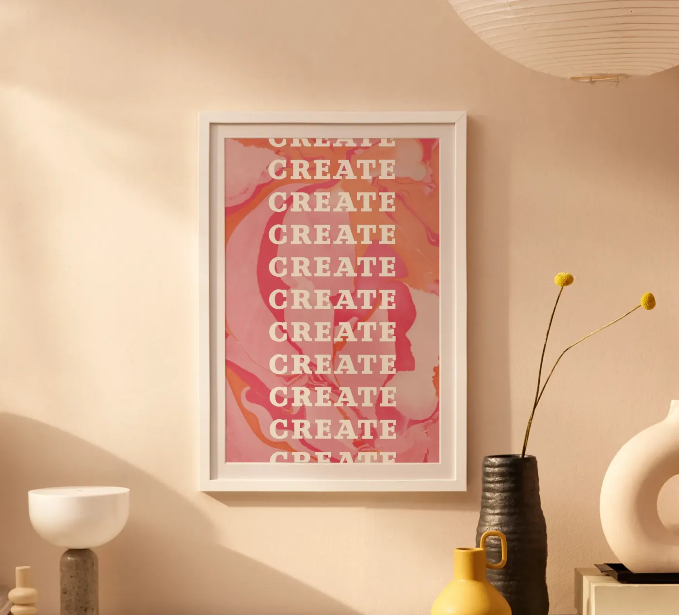 create create create poster de Daily Inspiration
