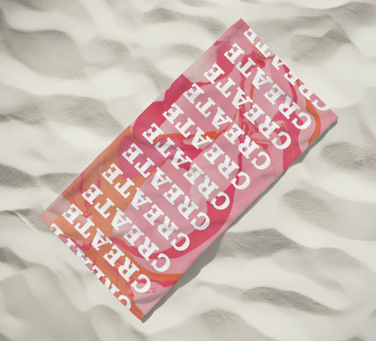 create create create serviette de plage de Daily Inspiration