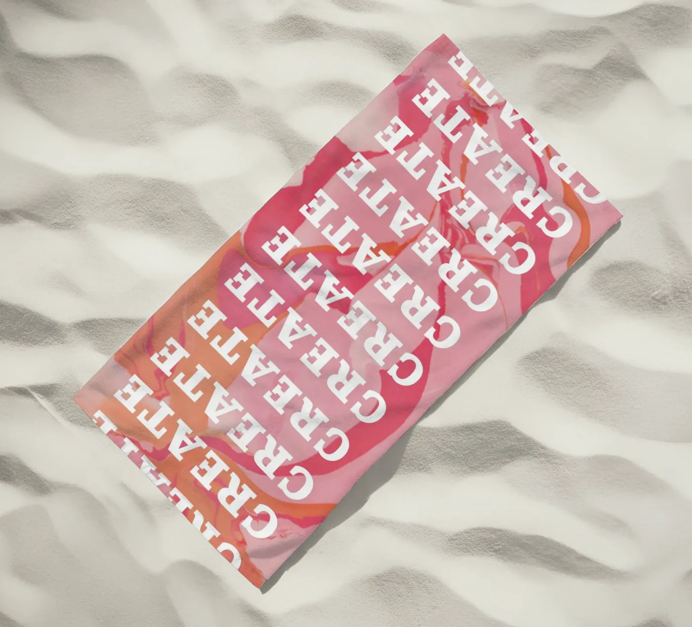 create create create serviette de plage de Daily Inspiration