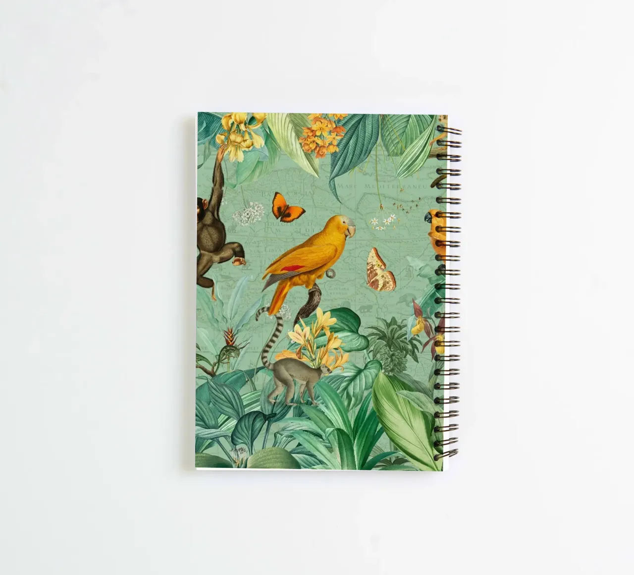 Vintage Jungle Adventures spiral notebook by Vintage World - Uta Naumann