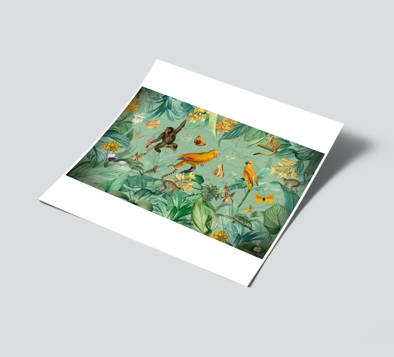 Vintage Jungle Adventures sticker sheet by Vintage World - Uta Naumann