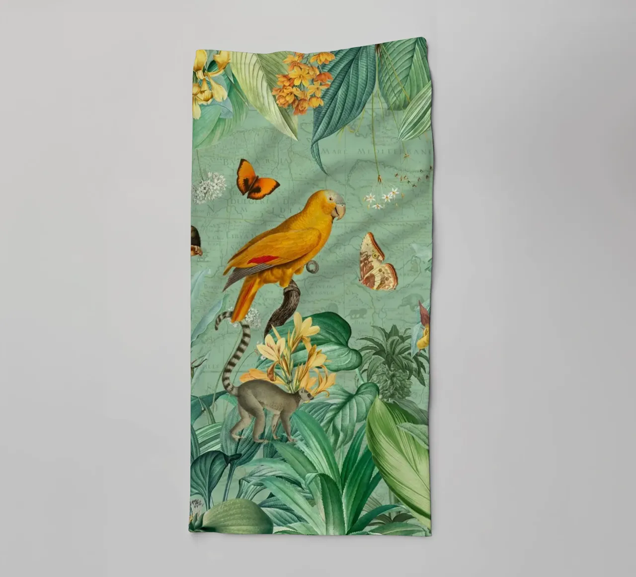 Aventures vintage dans la jungle serviette de bain de Vintage World - Uta Naumann