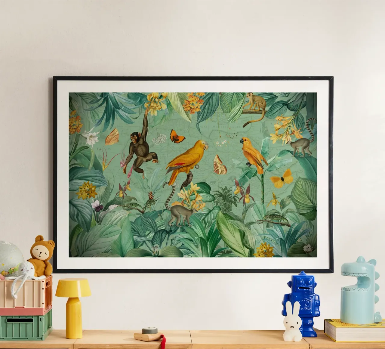 Aventuras en la jungla hahnemühle de Vintage World - Uta Naumann