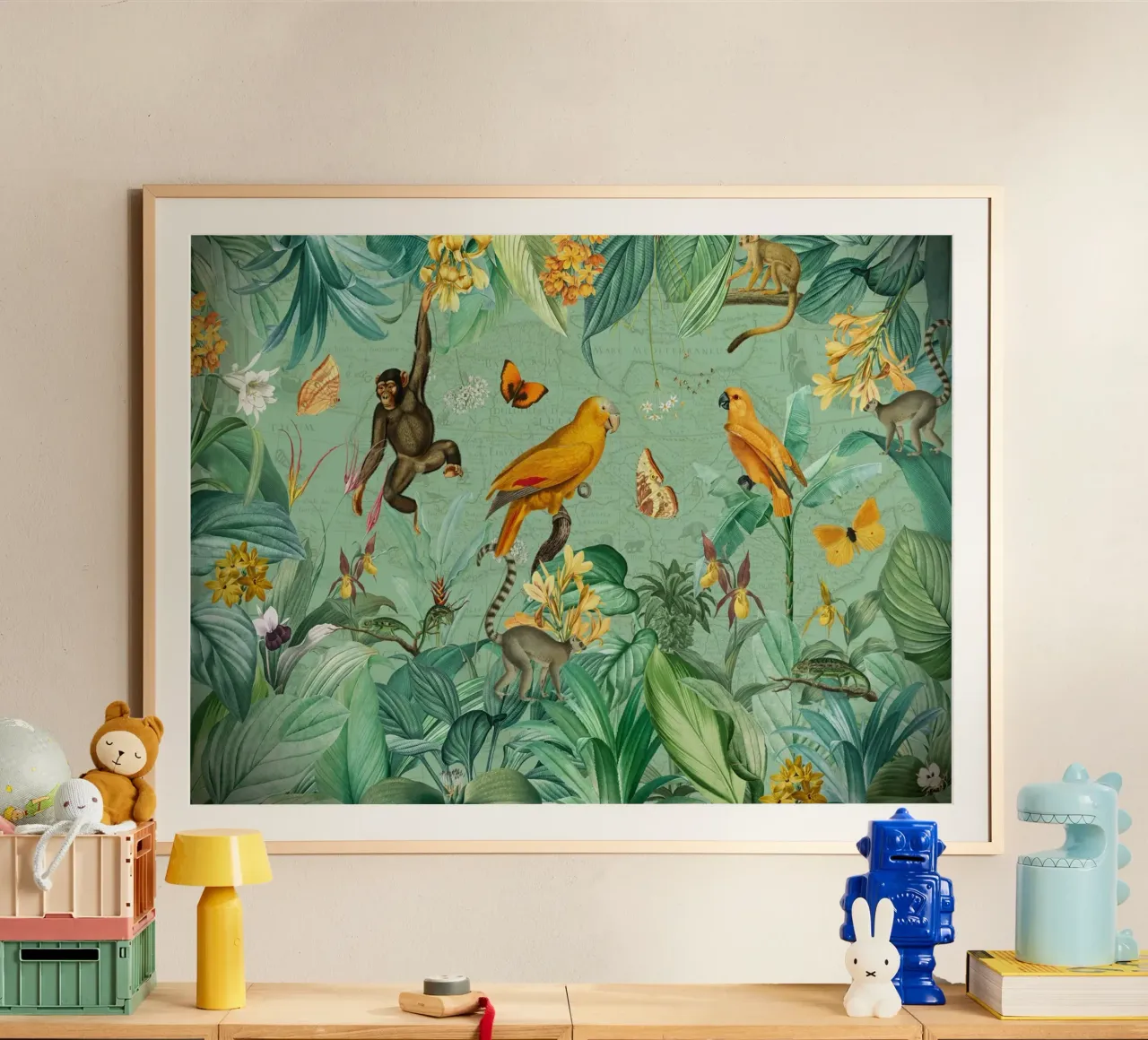 Aventuras en la jungla hahnemühle de Vintage World - Uta Naumann