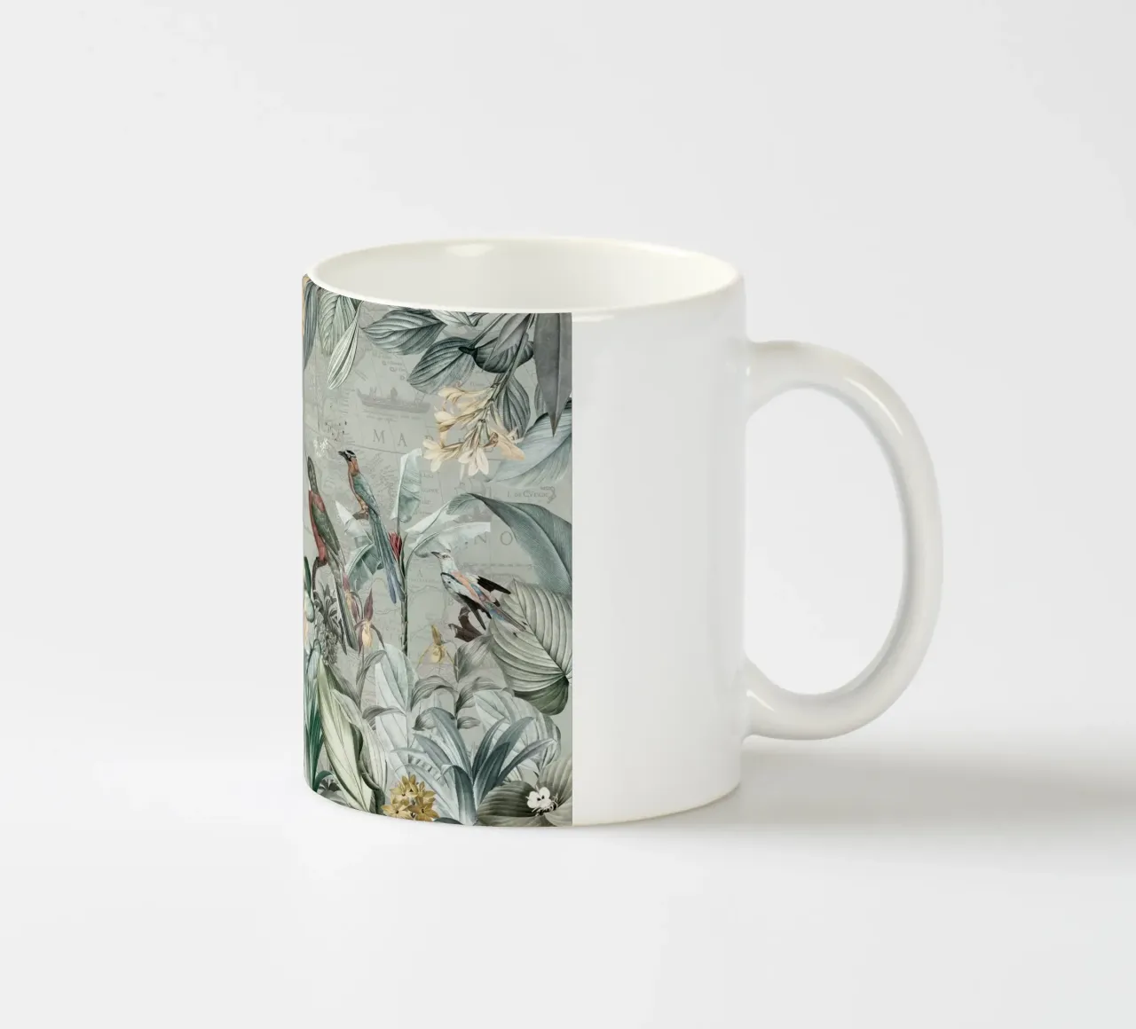 Martin pescatore d'epoca ai tropici tazza in ceramica da Vintage World - Uta Naumann