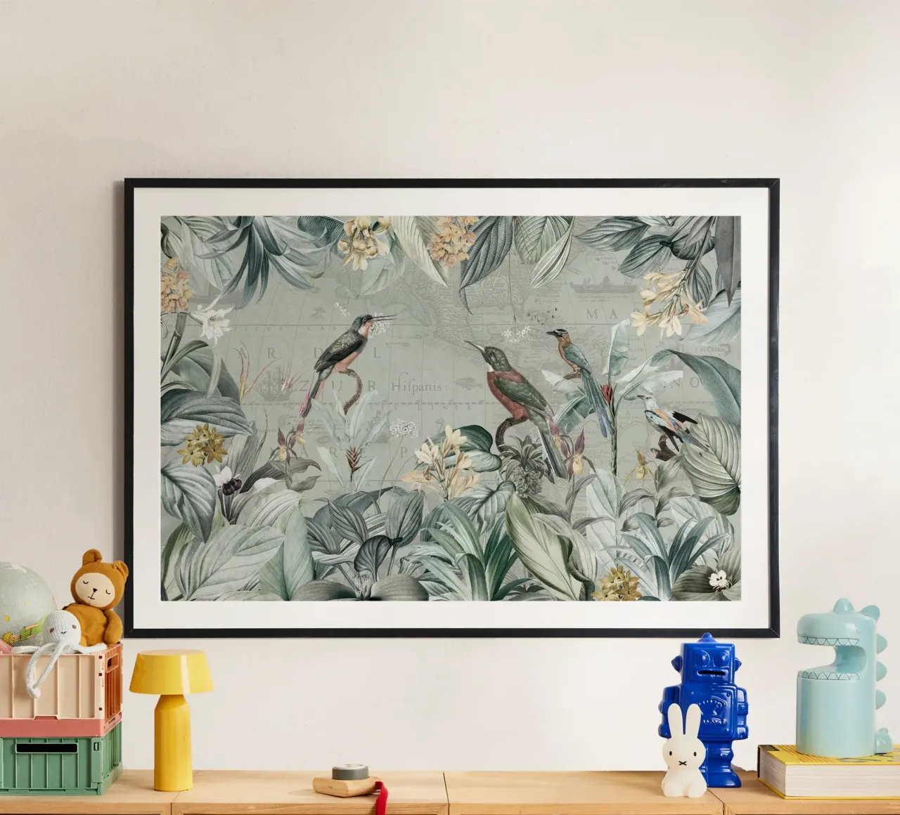 Martin pescatore d'epoca ai tropici carta hahnemühle da Vintage World - Uta Naumann