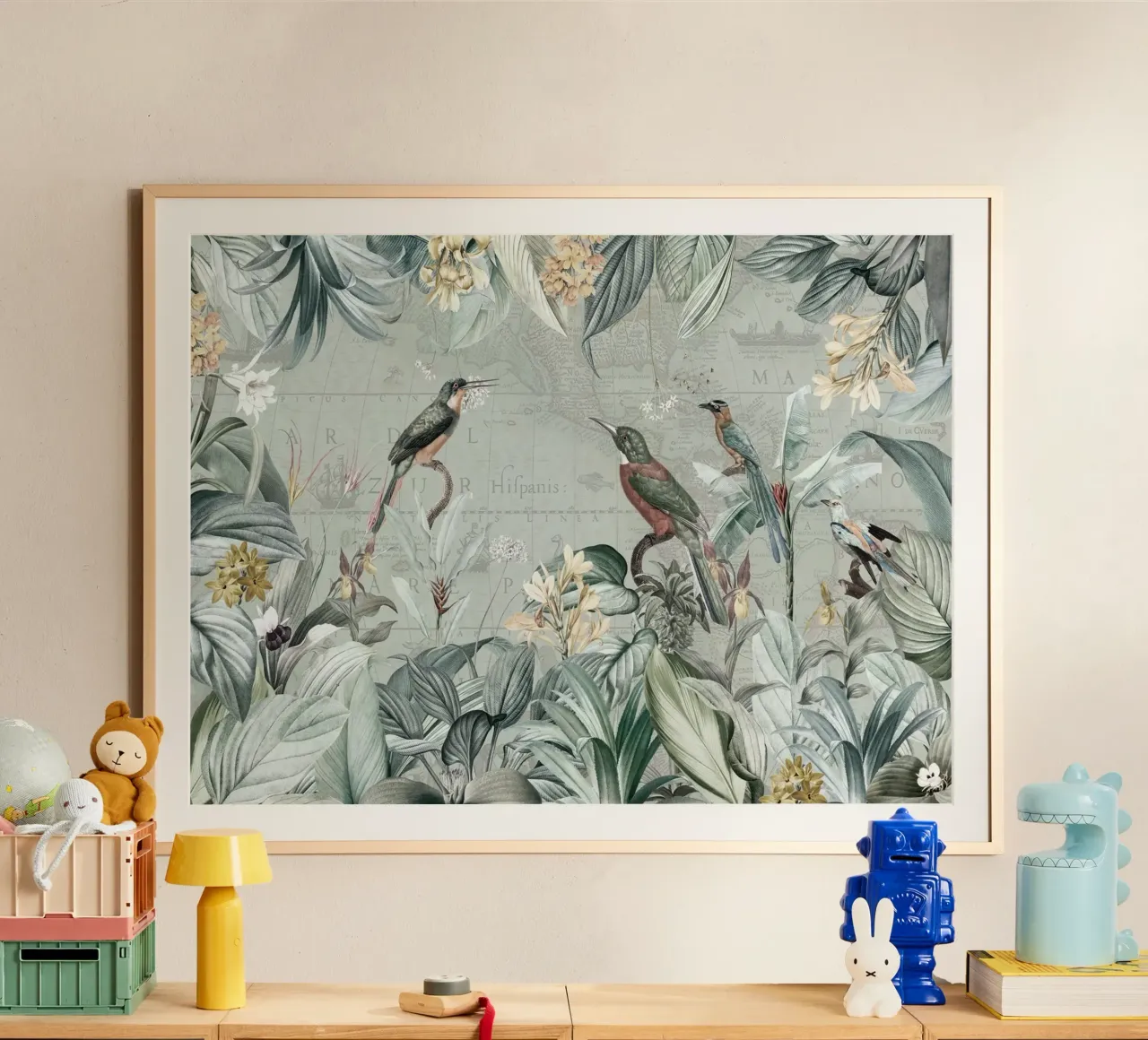 Martin pescatore d'epoca ai tropici carta hahnemühle da Vintage World - Uta Naumann