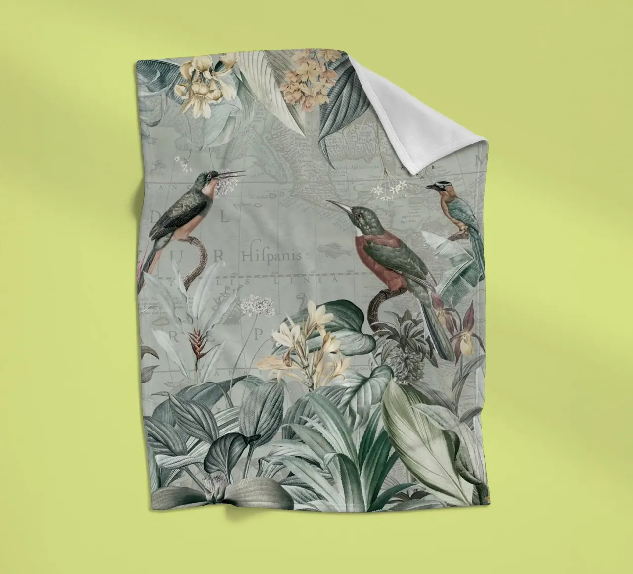 Martin pescatore d'epoca ai tropici coperta in pile da Vintage World - Uta Naumann