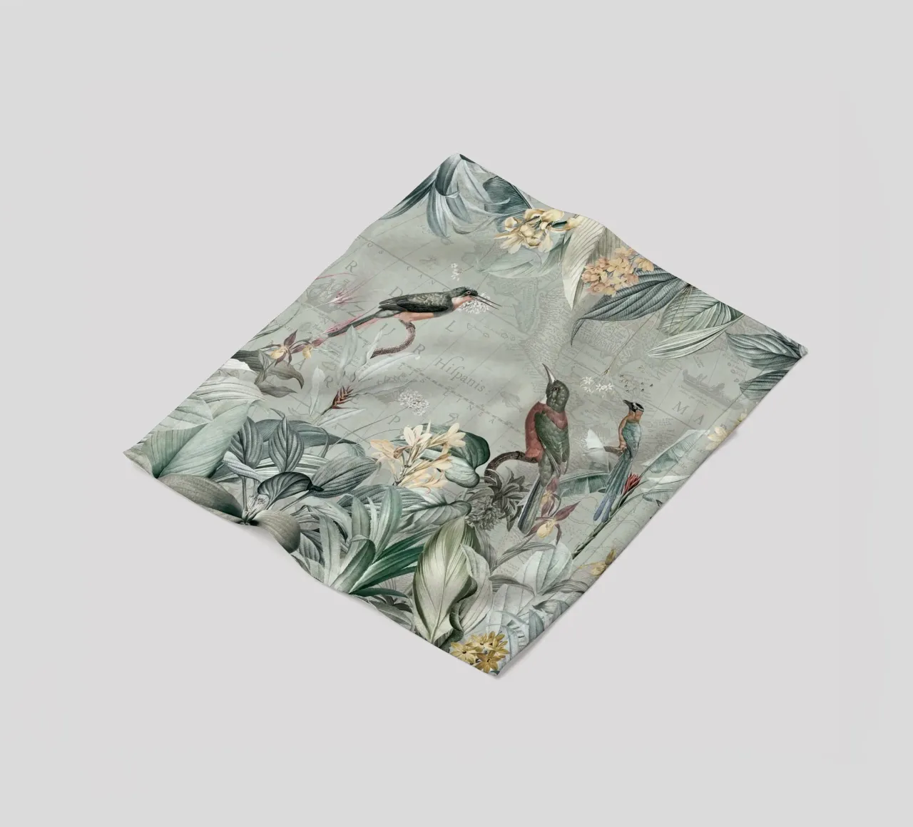 Martin pescatore d'epoca ai tropici coperta in pile da Vintage World - Uta Naumann