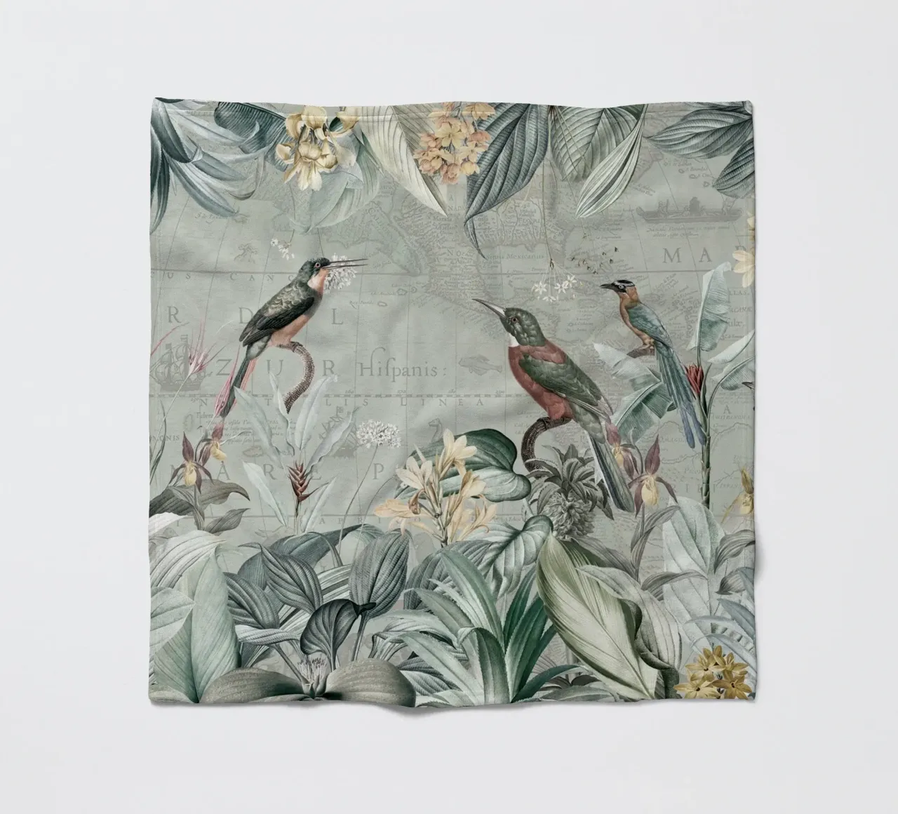 Martin pescatore d'epoca ai tropici coperta in pile da Vintage World - Uta Naumann
