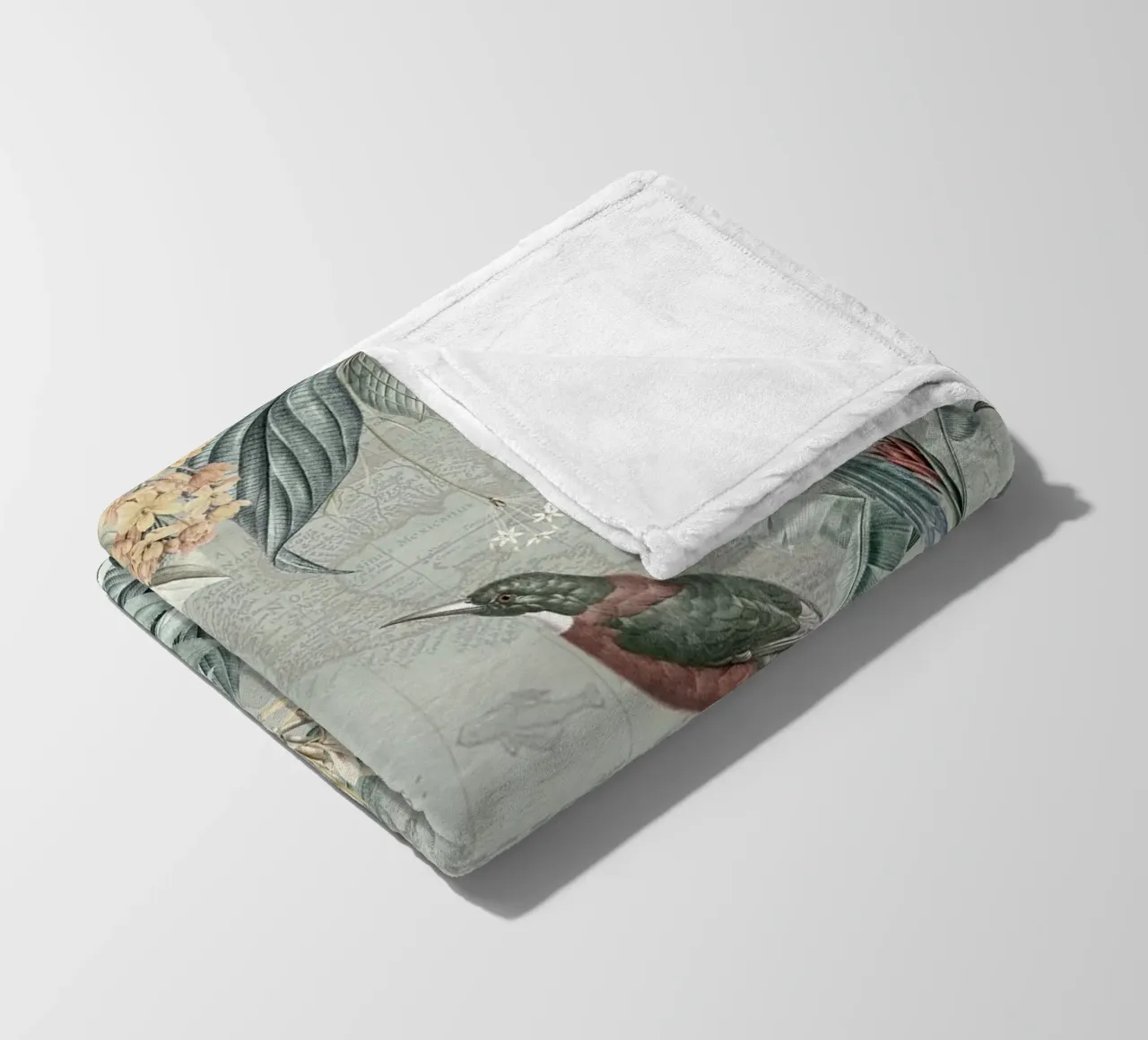 Martin pescatore d'epoca ai tropici coperta in pile da Vintage World - Uta Naumann