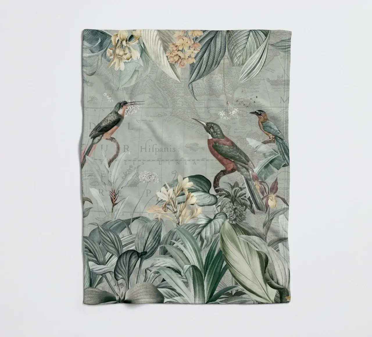 Martin pescatore d'epoca ai tropici coperta in pile da Vintage World - Uta Naumann