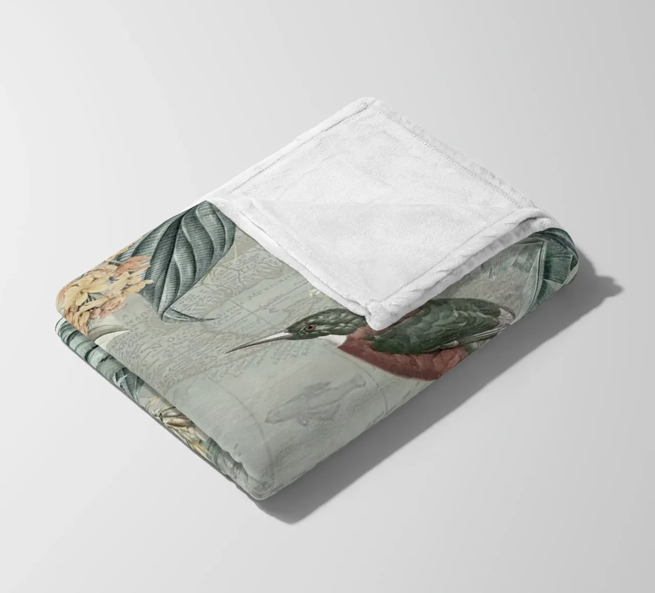 Martin pescatore d'epoca ai tropici coperta in pile da Vintage World - Uta Naumann
