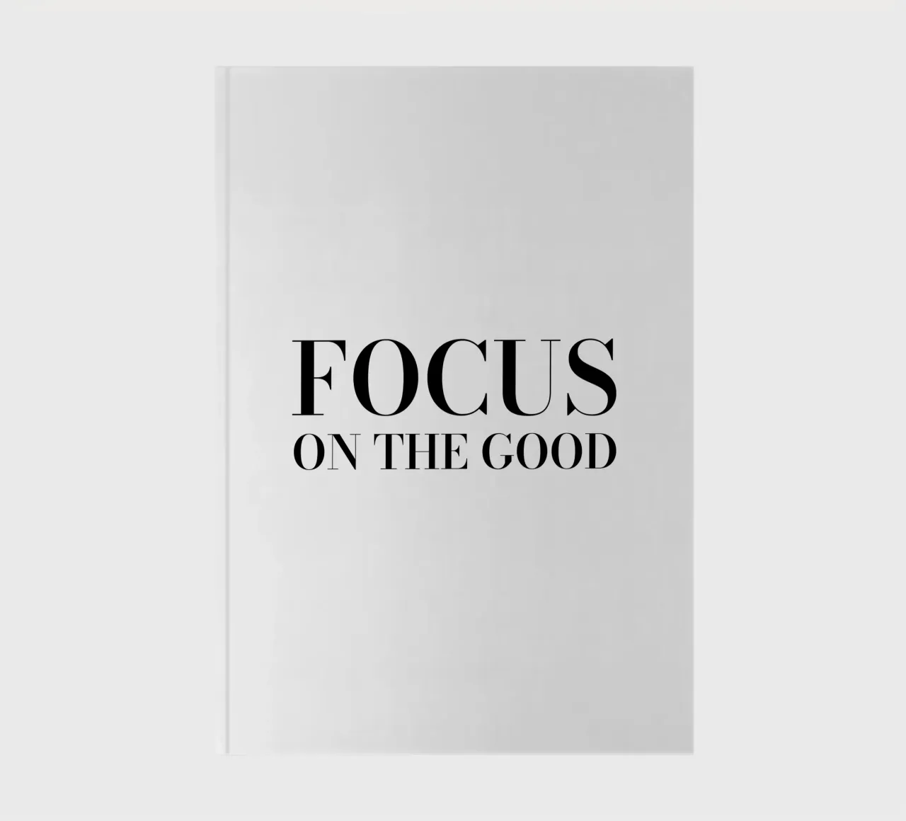Focus on the good notebook by Magnific