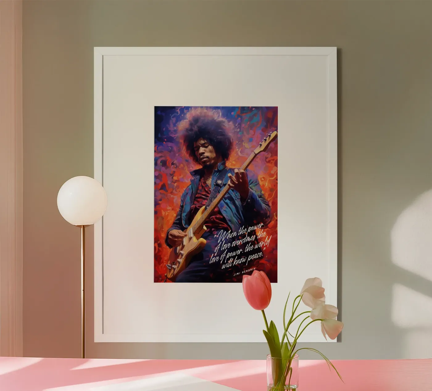 Jimi Hendrix Poster von Lootprint