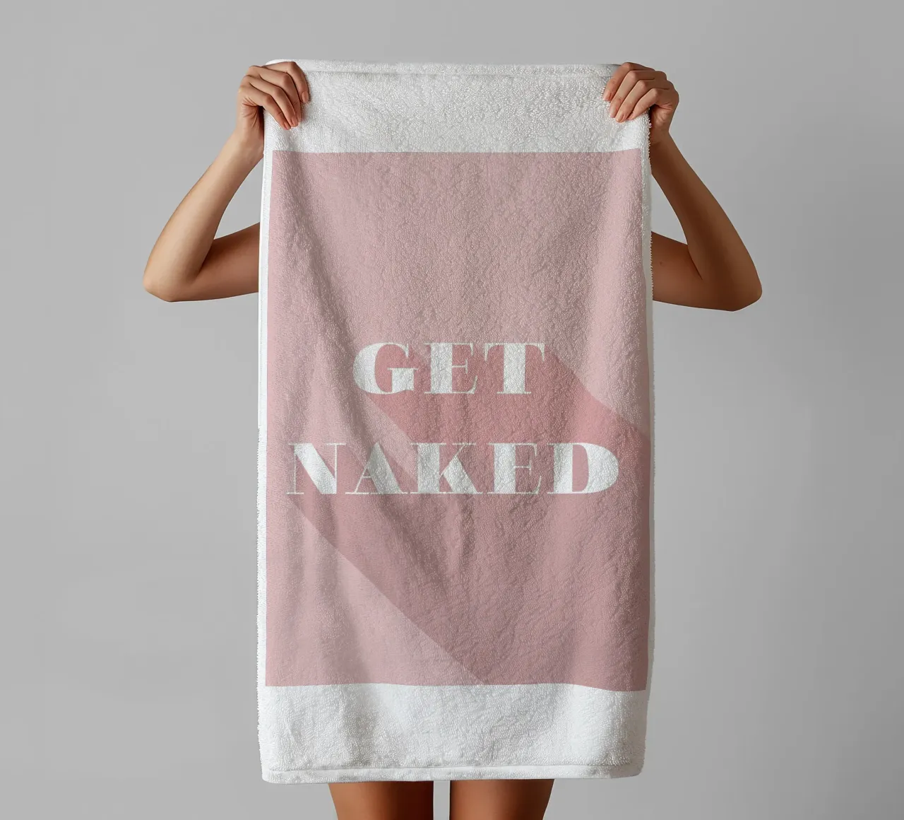 Get Naked towel by Daily Inspiration