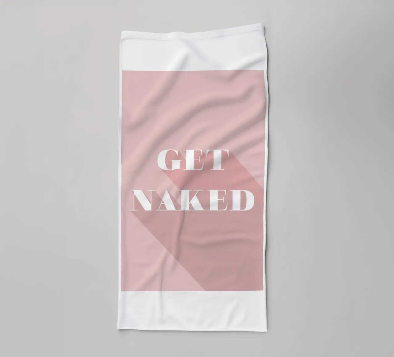Get Naked towel by Daily Inspiration