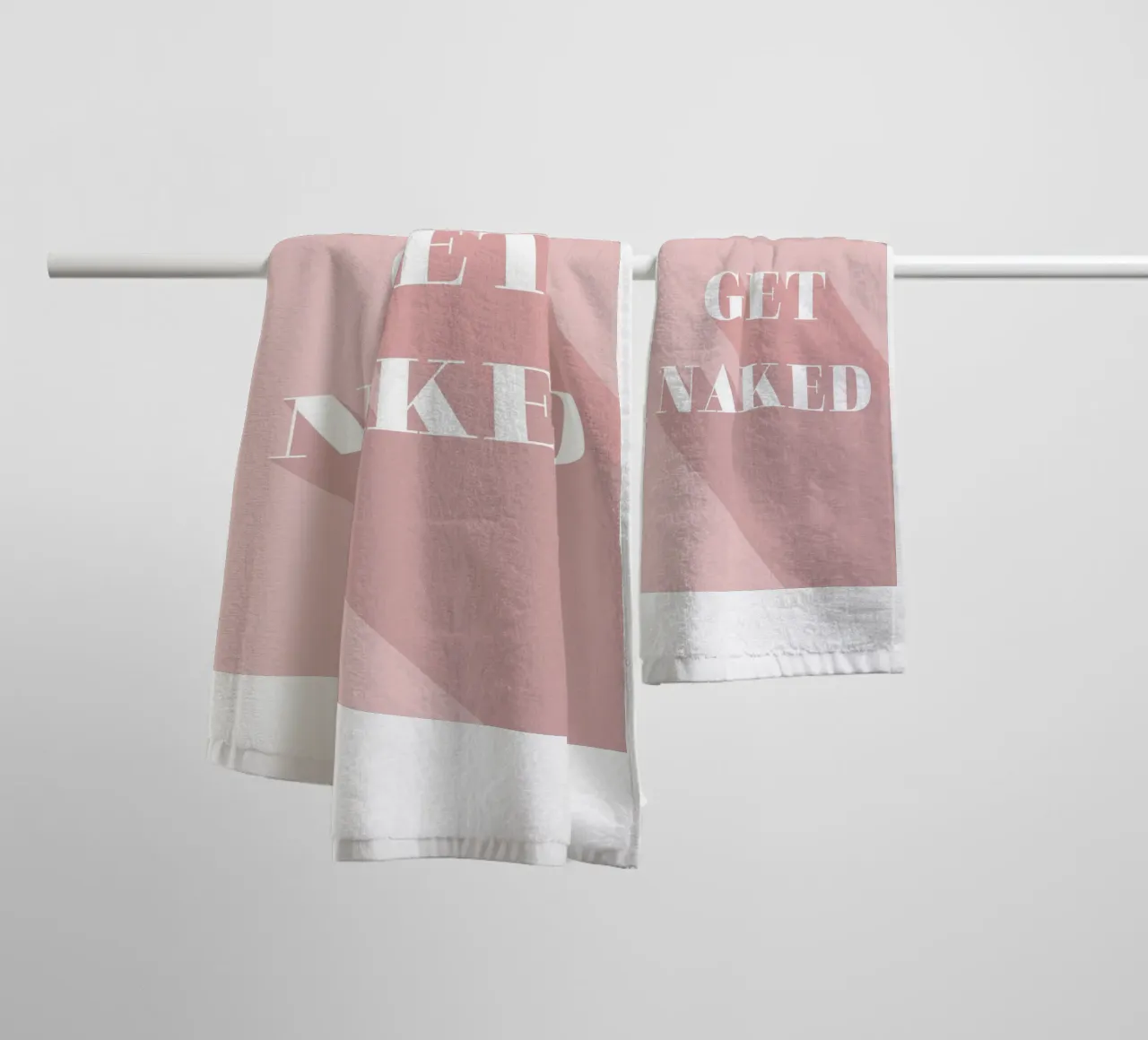 Get Naked towel by Daily Inspiration