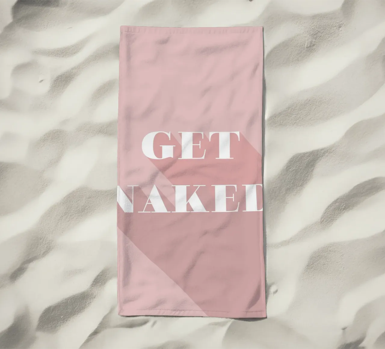 Get Naked Strandtuch von Daily Inspiration