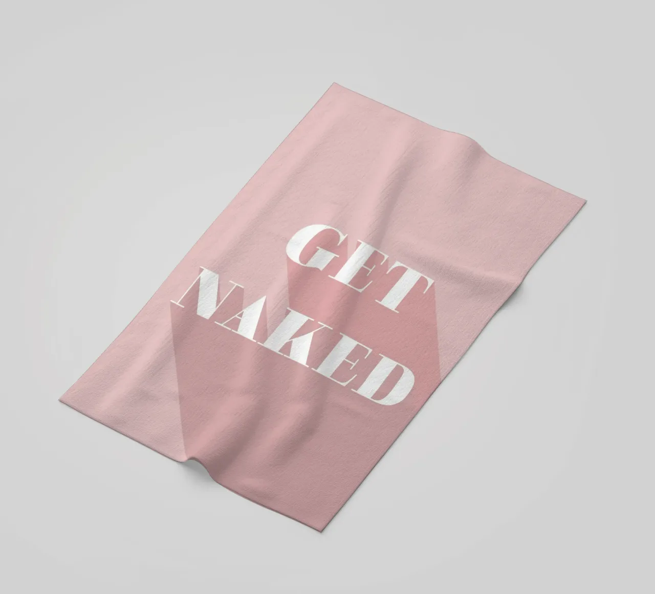 Get Naked Strandtuch von Daily Inspiration
