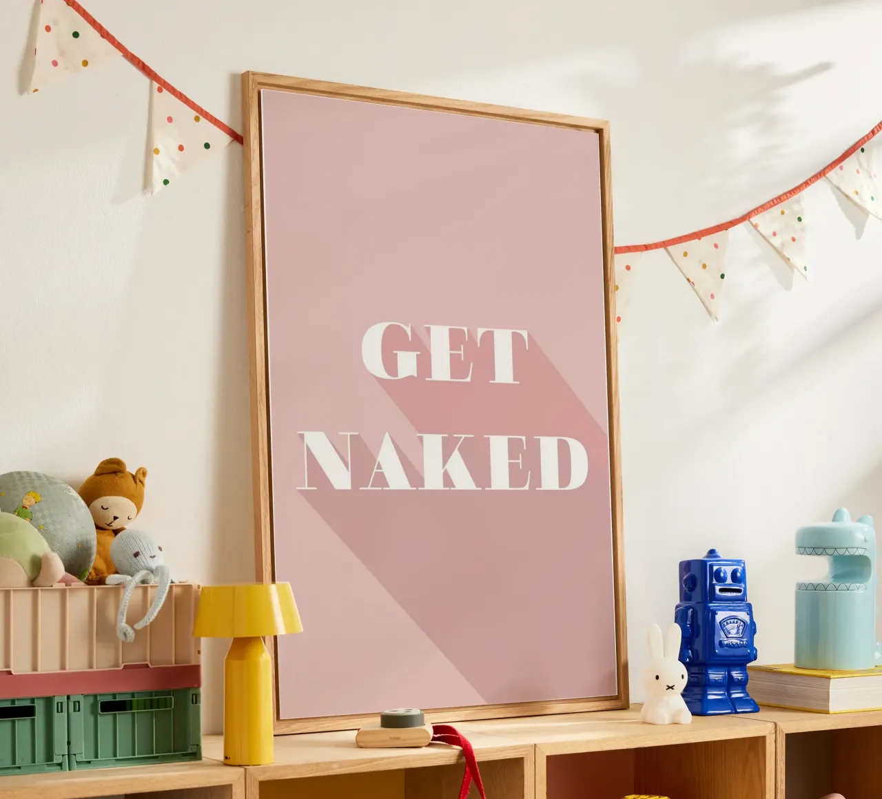Get Naked plexiglass da Daily Inspiration