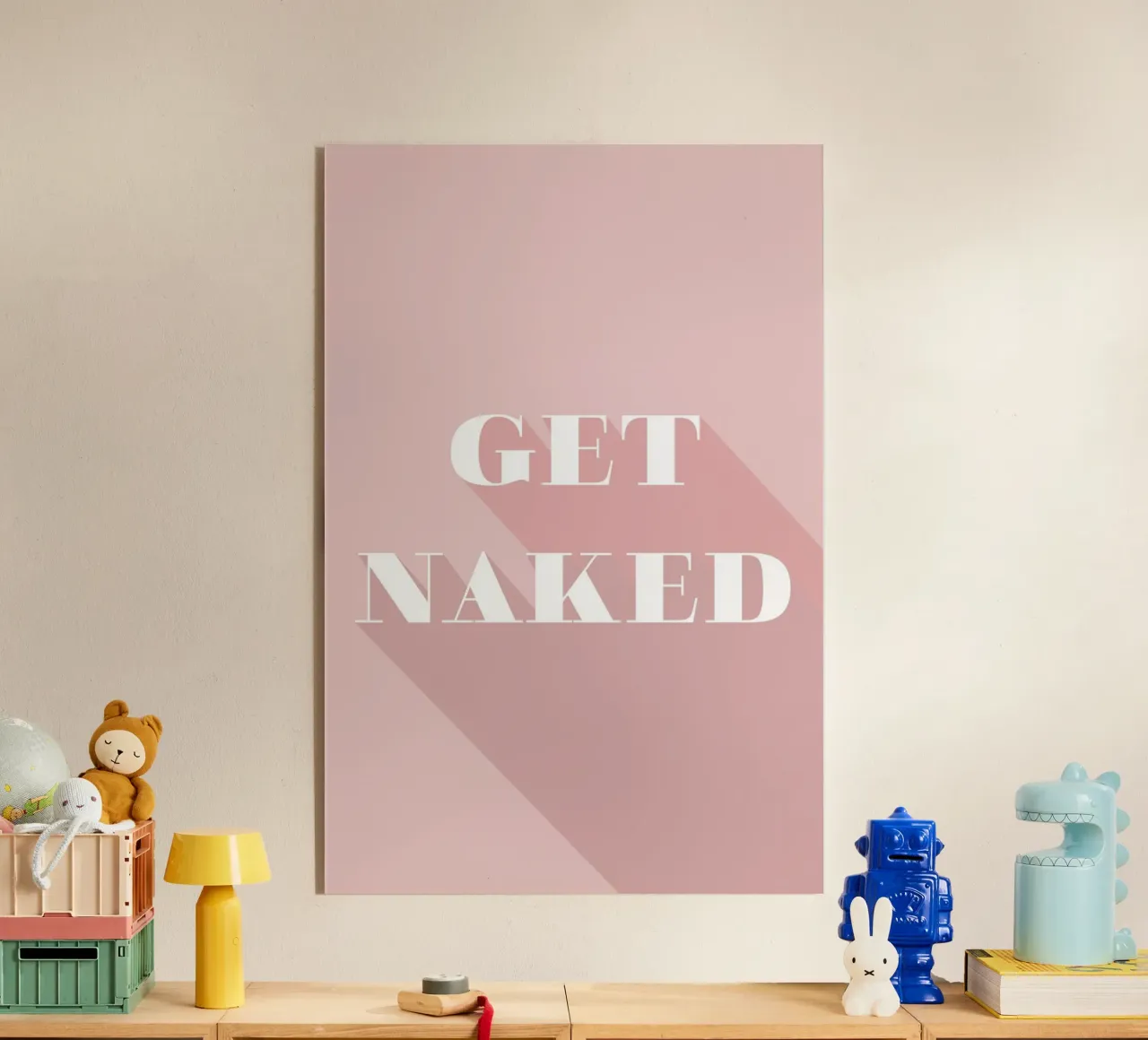 Get Naked plexiglass da Daily Inspiration
