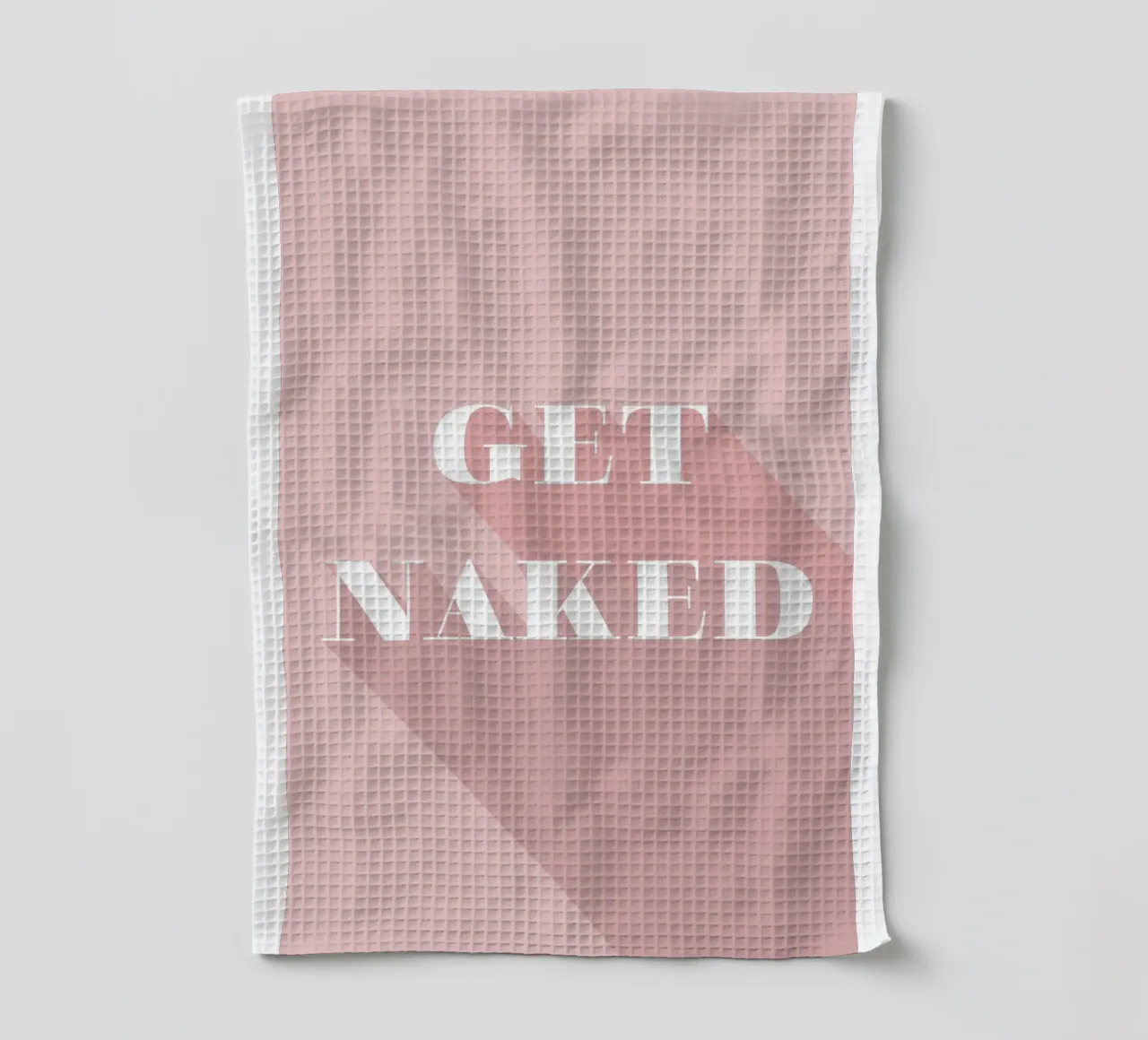 Get Naked tea towel by Daily Inspiration
