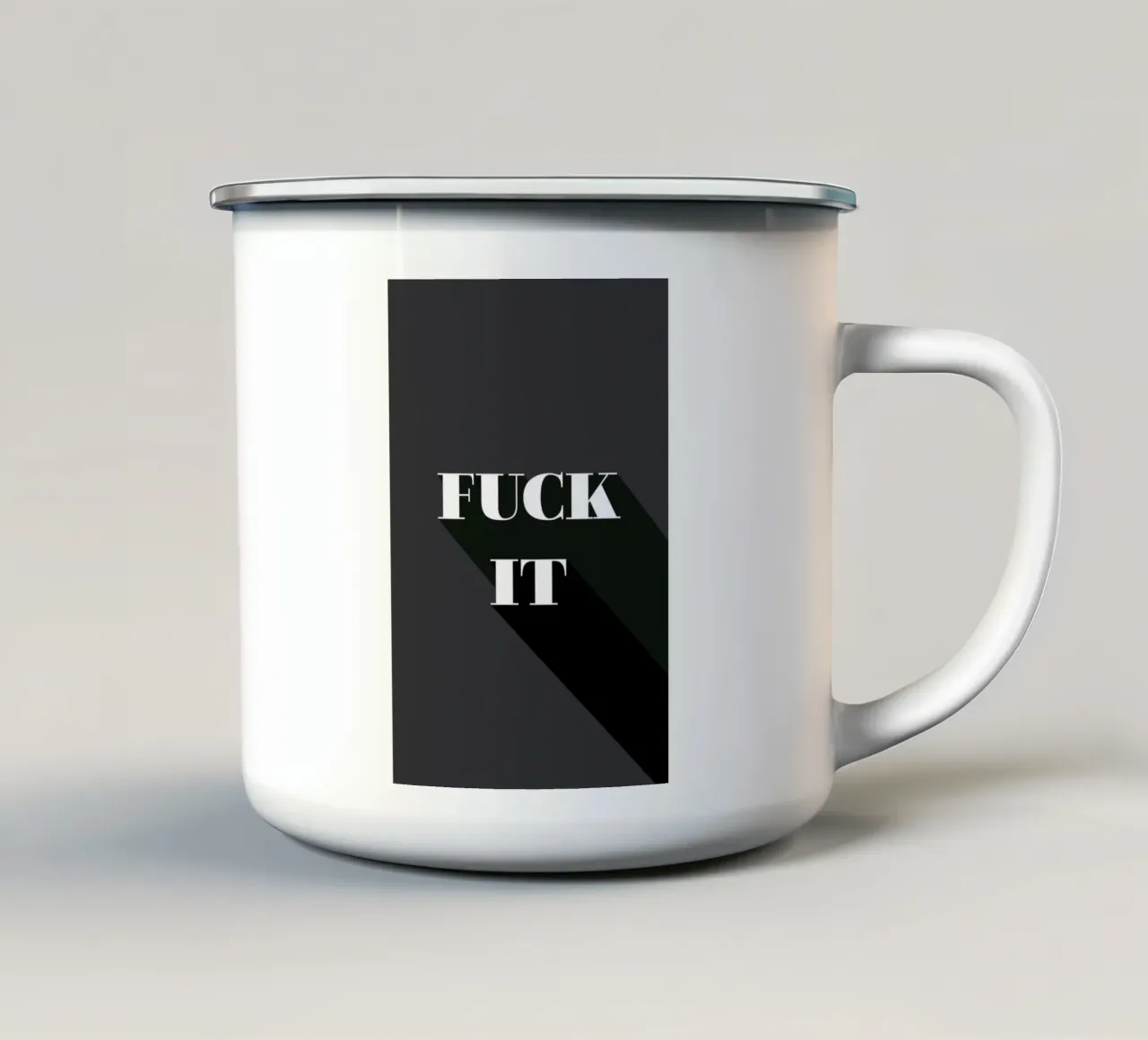 Fuck it tazza in smalto da Daily Inspiration