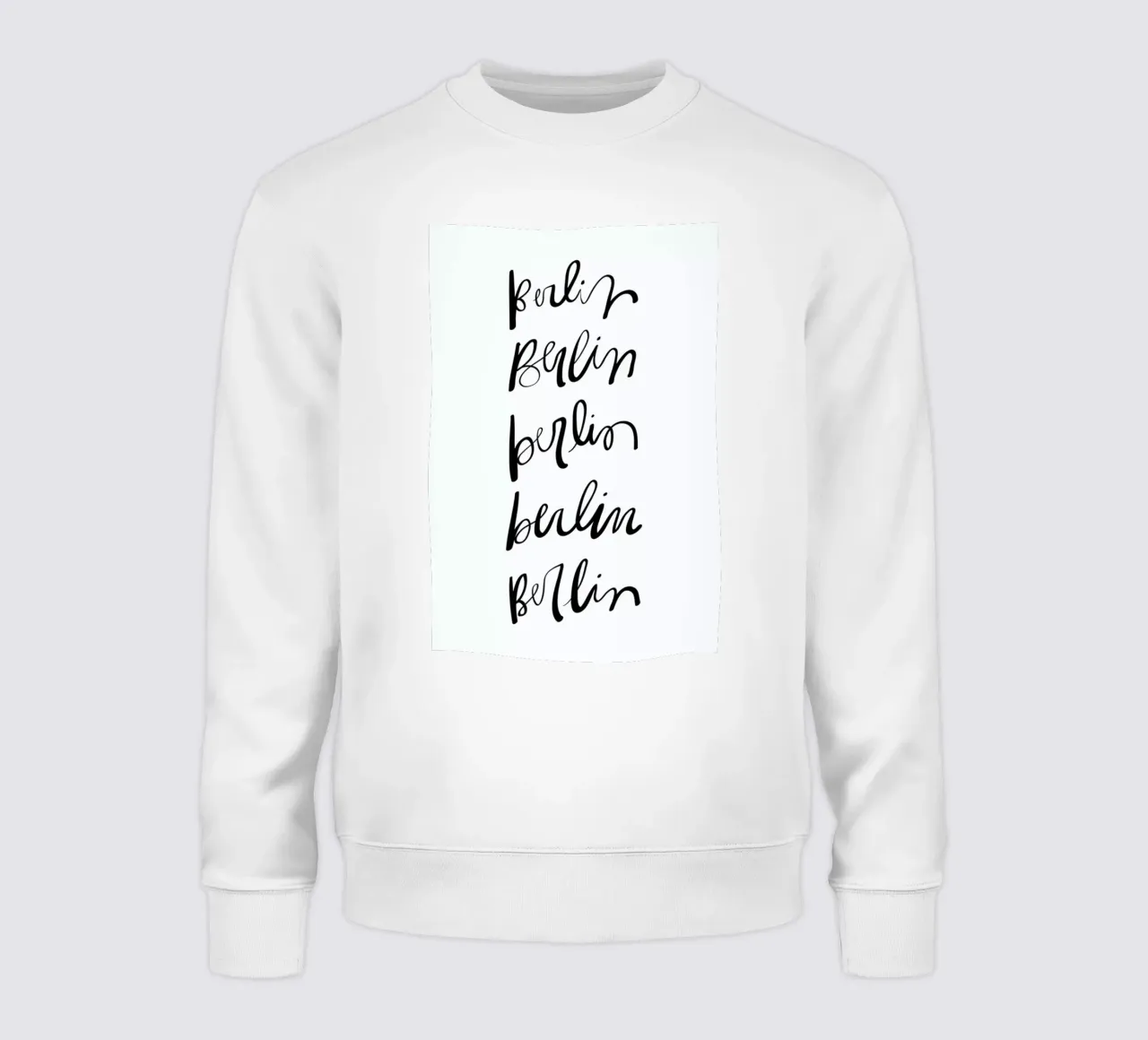 Berlin Typography felpa da Kristen Polsinelli