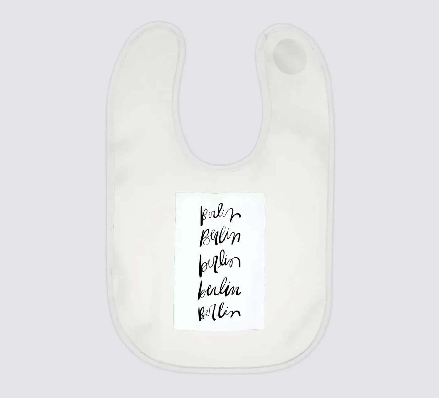 Berlin Typography bavaglino da Kristen Polsinelli
