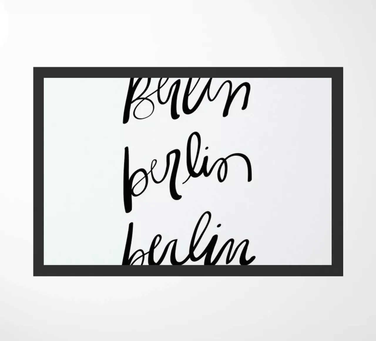 Berlin Typography zerbino da Kristen Polsinelli