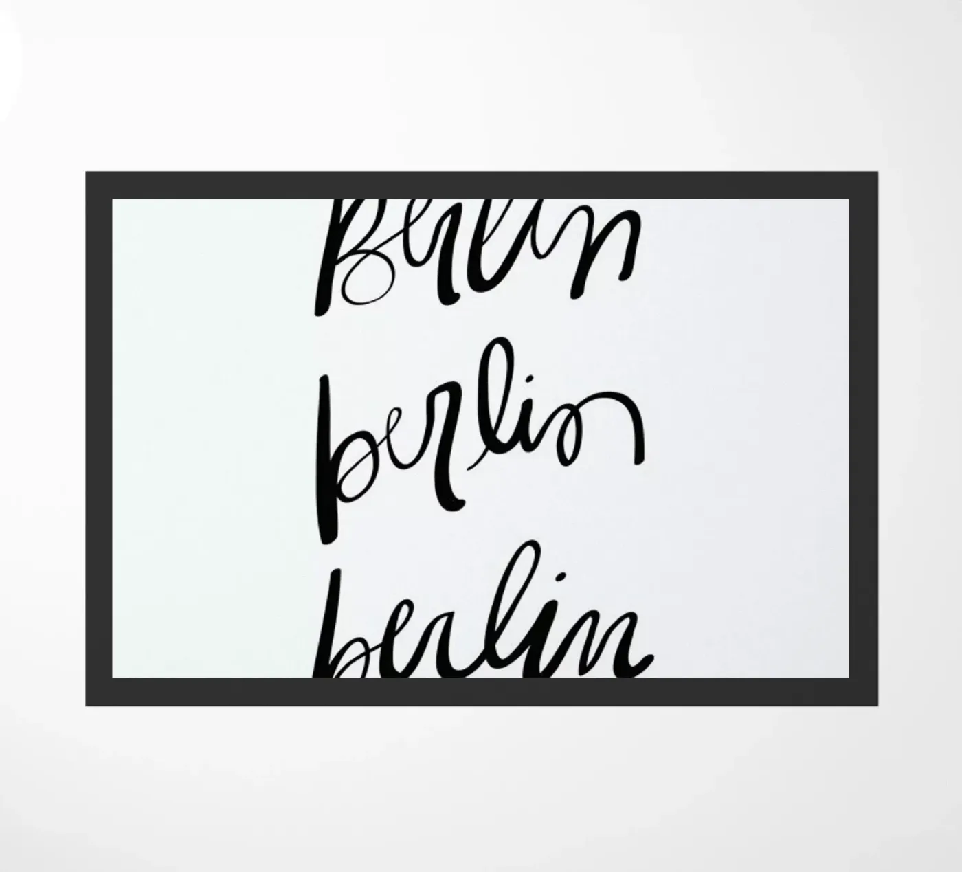 Berlin Typography zerbino da Kristen Polsinelli