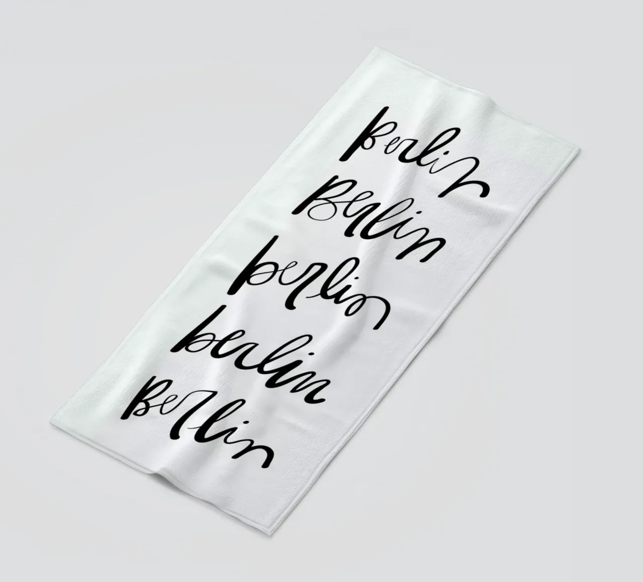 Berlin Typography telo mare da Kristen Polsinelli