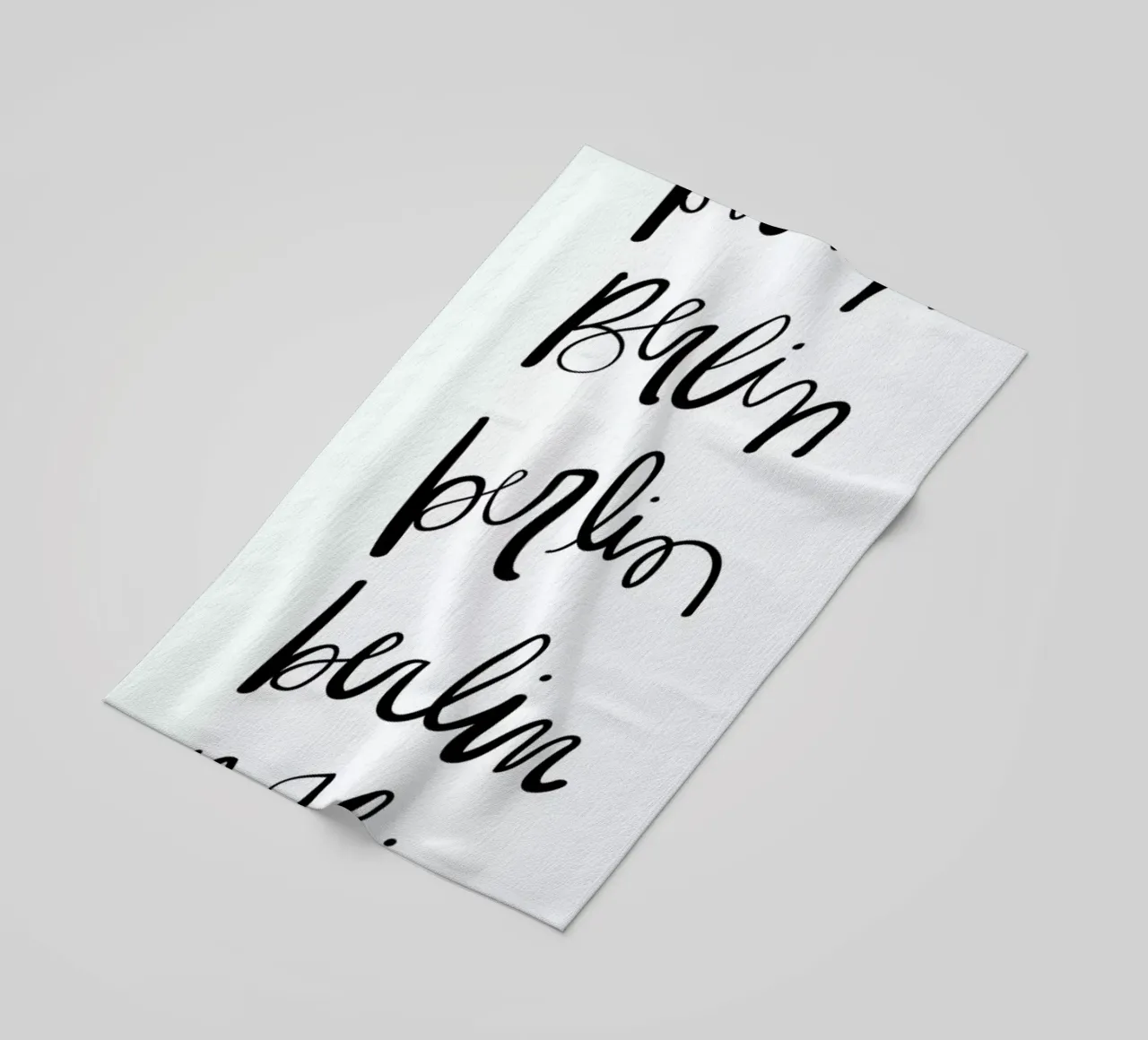 Berlin Typography telo mare da Kristen Polsinelli