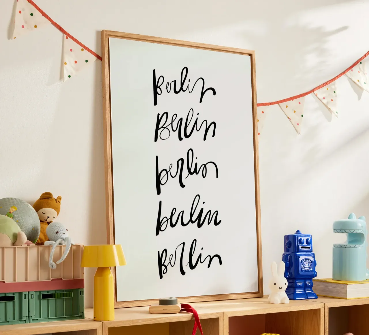 Berlin Typography plexiglass da Kristen Polsinelli