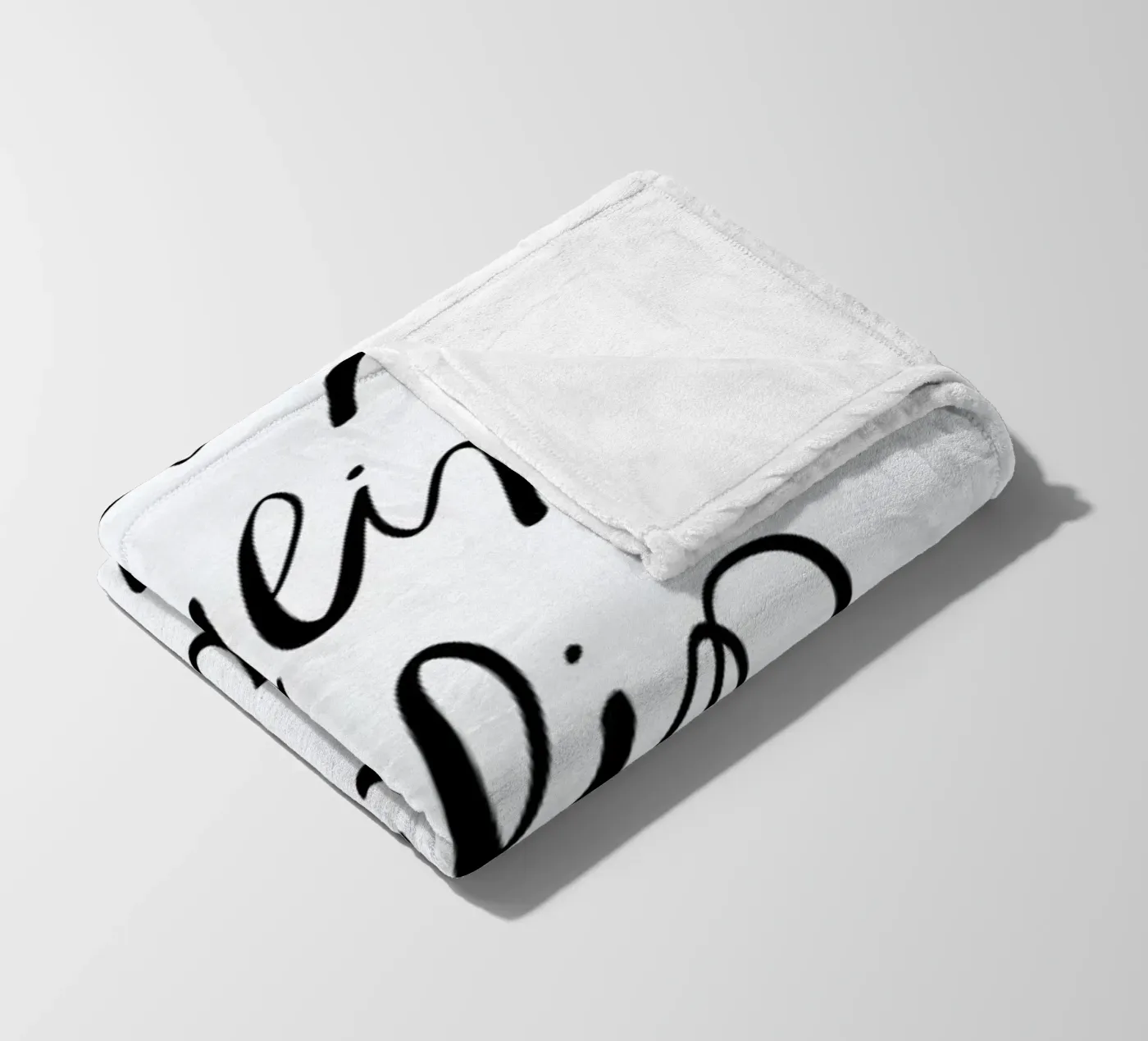 Berlin Typography fleecedeken van Kristen Polsinelli