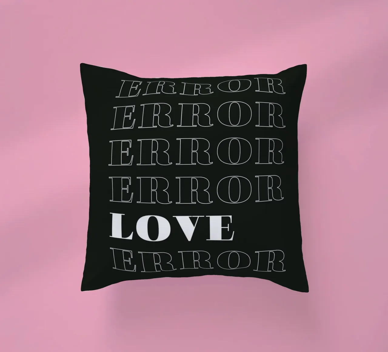 error error love error decorative cushion by Daily Inspiration