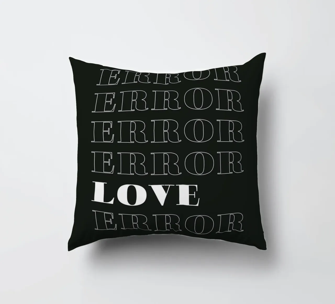 error error love error cuscino da Daily Inspiration