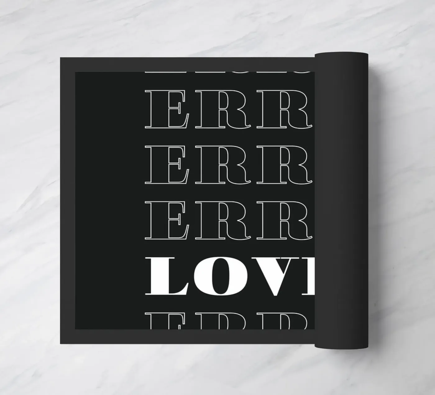error error love error Fußmatte von Daily Inspiration