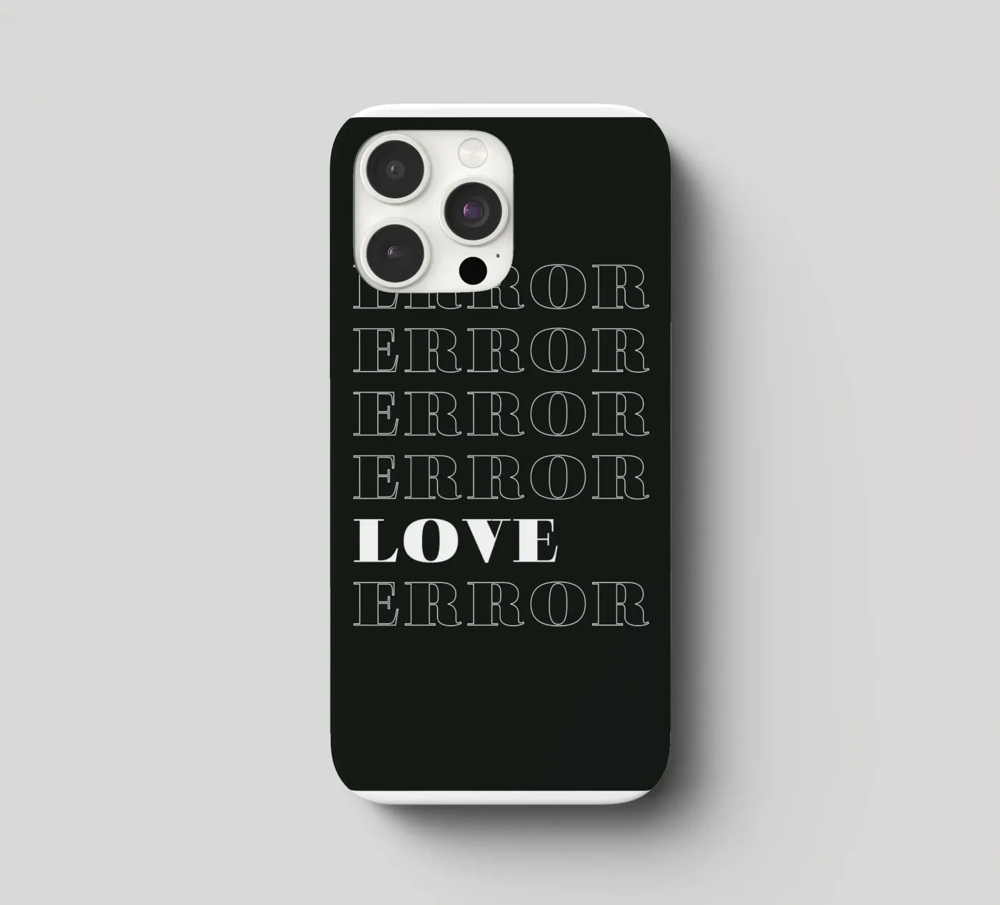 error error love error iphone case by Daily Inspiration