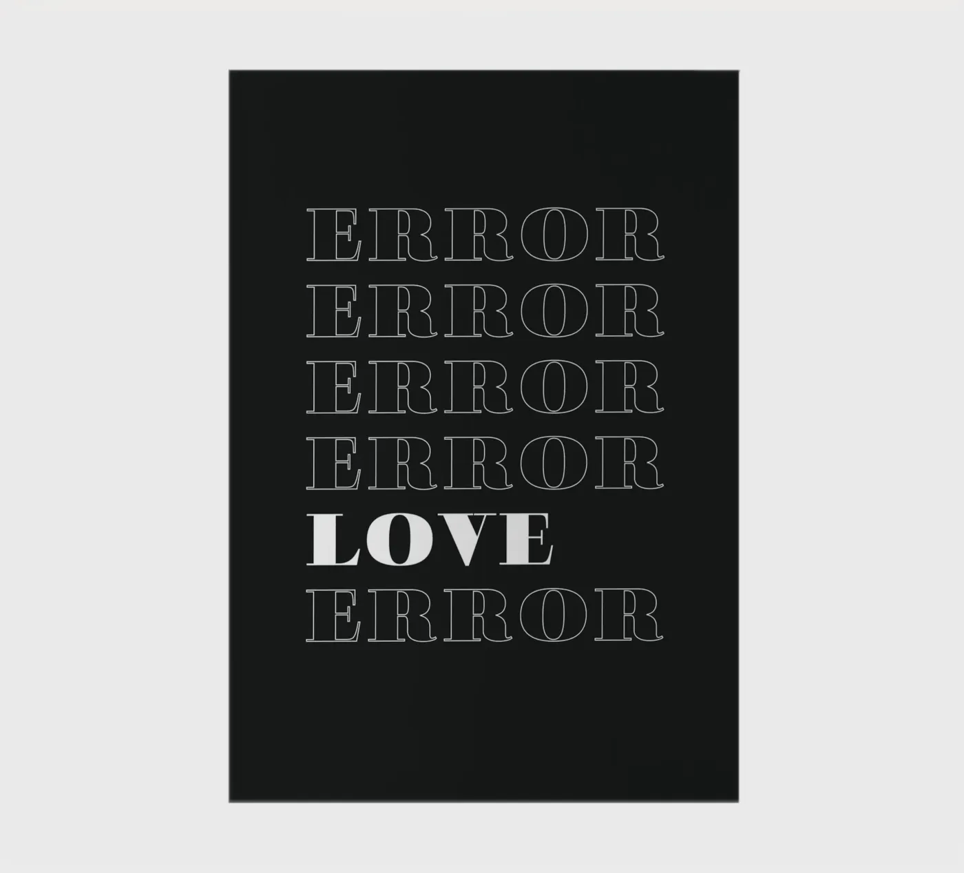 error error love error notitieboek van Daily Inspiration