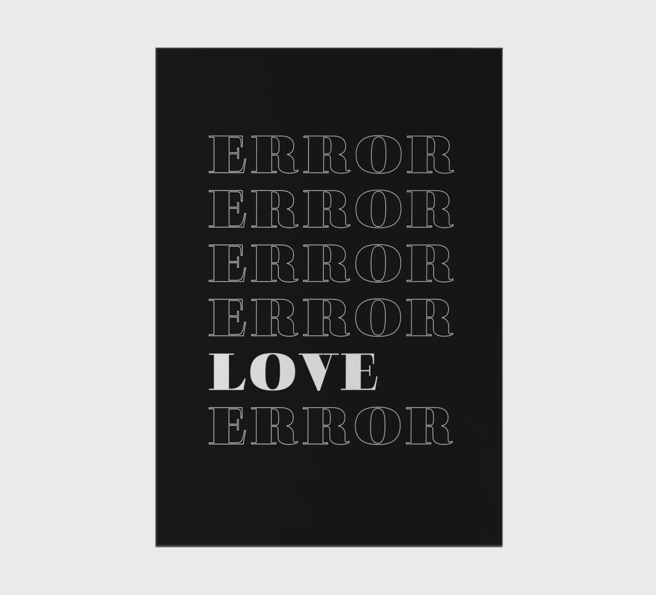 error error love error notebook by Daily Inspiration