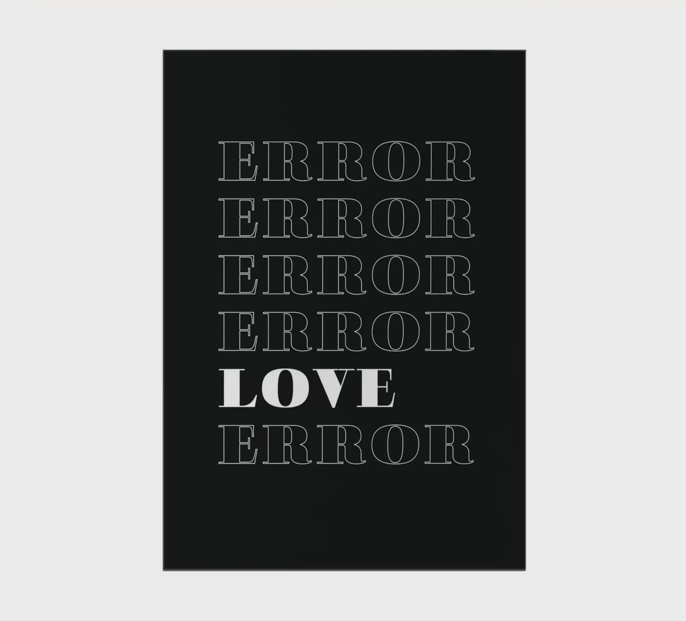error error love error notitieboek van Daily Inspiration