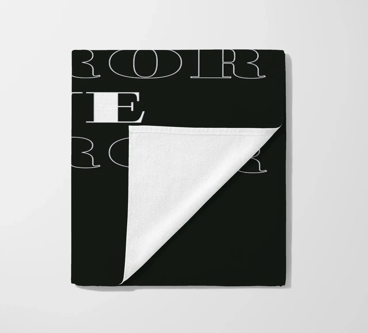 error error love error beach towel by Daily Inspiration