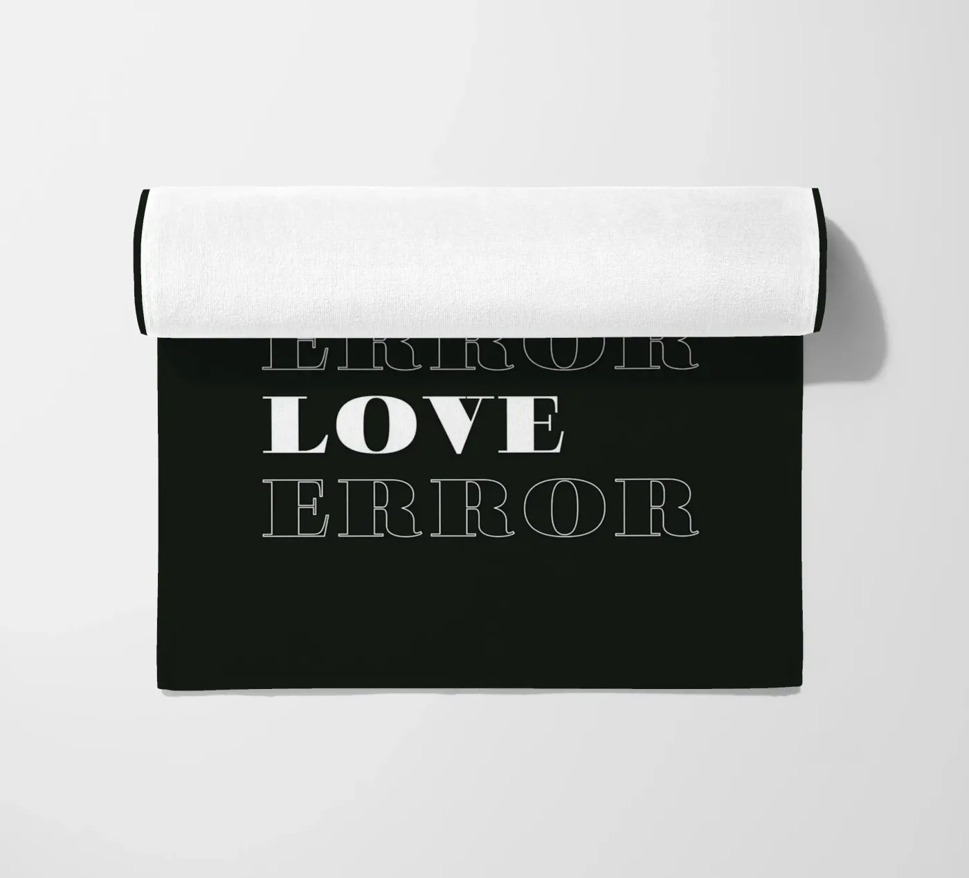 error error love error Strandtuch von Daily Inspiration