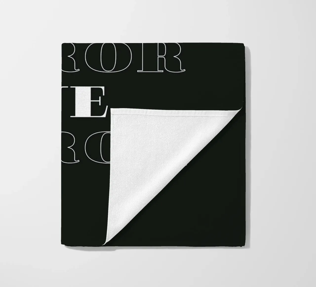 error error love error beach towel by Daily Inspiration